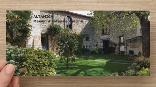 bon cadeau de la Maison d'hôtes Altamica à Cournon d'Auvergne